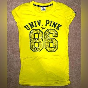 Victoria’s Secret PINK bright yellow top! 💛